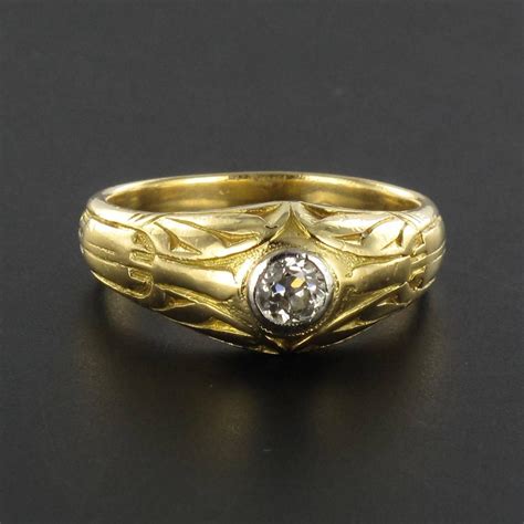From several centuries, rings have been used as a great accessory to. Antique Engraved Men's Diamond Gold Signet Ring at 1stdibs