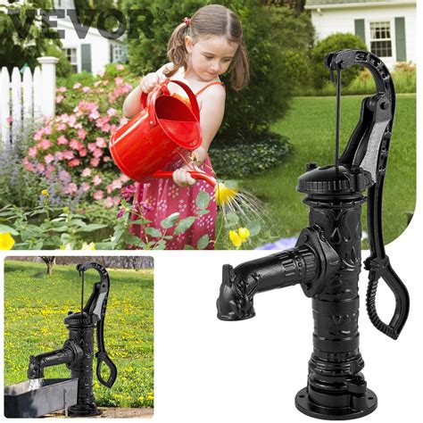 VEVOR Antique Hand Water Pump X X Inch Pitcher Pump W Handle Cast Iron Well Pump W