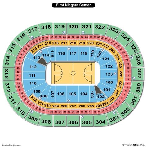 Keybank Center Seating Chart Wwe Two Birds Home