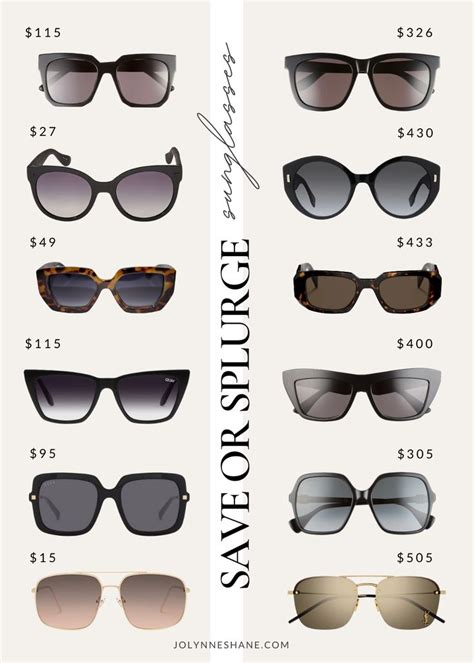 save or splurge sunglasses trends for spring 2023 in 2023 trending sunglasses black