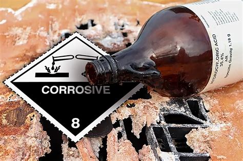 Class 8 Label Corrosive Label Buy Online At Stock Xpress