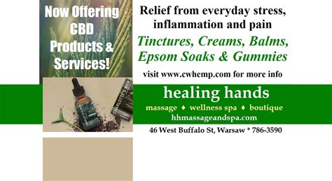healing hands massage and spa warsaw ny