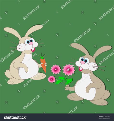 Vector Illustration Cartoon Rabbit Stock Vector Royalty Free