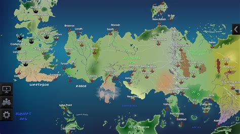 La Mappa Di Game Of Thrones In Unapp Mobileworld