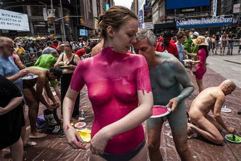 Body Paint Protest