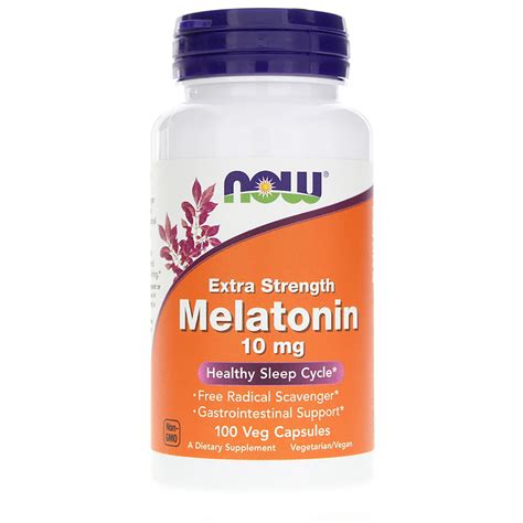 Extra Strength Melatonin Now Foods Prom Ua