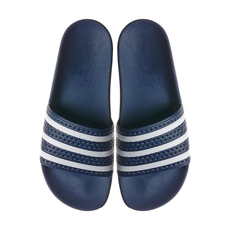 Lyst Adidas Originals Adilette Slides In Blue For Men