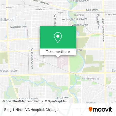 How To Get To Bldg 1 Hines Va Hospital In Chicago By Bus Or Chicago L