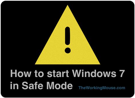 Do whatever tasks you require, and when you are unfortunately viruses, spyware, and hijackers often hide there files in this way making it hard to find. How to Start Windows 7 in Safe Mode | The Working Mouse