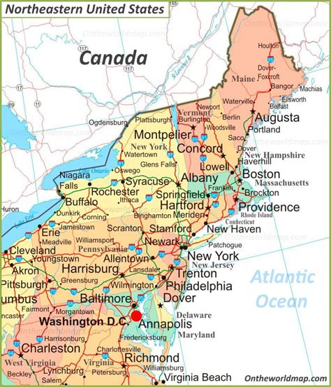 Printable Map Of Eastern Usa Printable Us Maps