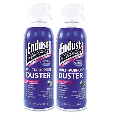 Compressed Air Duster For Electronics 10 Oz Can 2pack Ase Direct