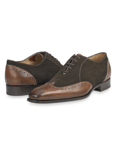 Italian Leather And Suede Wingtip Oxford Dress Shoes Oxford Shoes