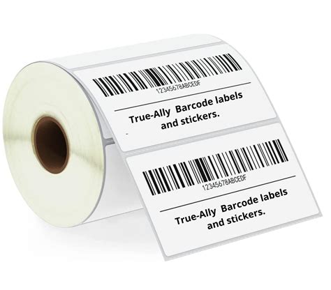True Ally 100x50 Direct Thermal DT Barcode Label Sticker 4 X 2