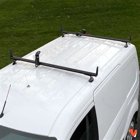 Vantech Heavy Duty Bar Ladder Roof Rack Fits Ford Transit Cargo Van Low