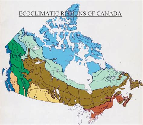 Vegetation Regions Of Canada Map