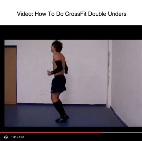 Crossfit How To Do Double Unders Double Unders Crossfit Double