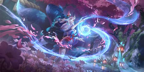 Artstation Legends Of Runeterra Spirit Blossom Ahri Level 2