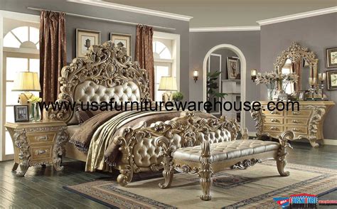 5 Piece Homey Design Royal Kingdom Hd 7012 Bedroom Set