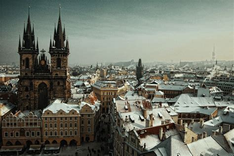 Prague At Winter Photo One Big Photo