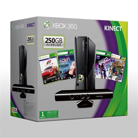 Xbox 360 Console 250gb Kinect Premium Set