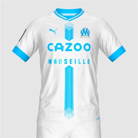 Olympique De Marseille 2324 Concept Home Kit Fifa 23 Kit Creator