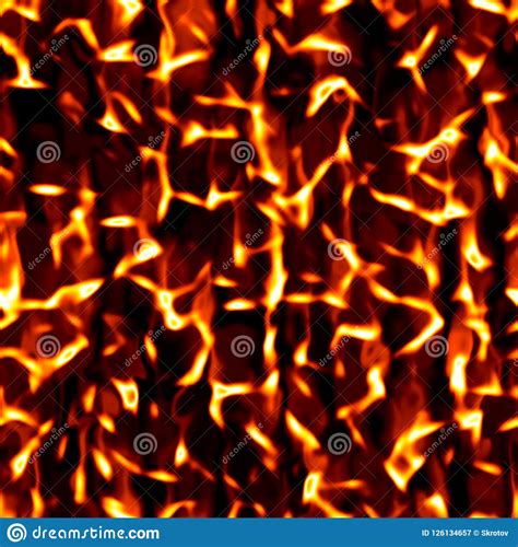 Flame Seamless And Tileable Background Texture Royalty Free Stock