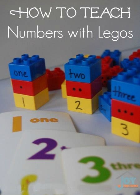 How To Teach Numbers With Legos The Joyfilled Mom In 2020 Toddler