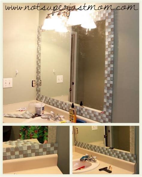Build a mosaic tile mirror in the small bathroom good idea or not. 15 Ideas of Stick on Wall Mirror Tiles