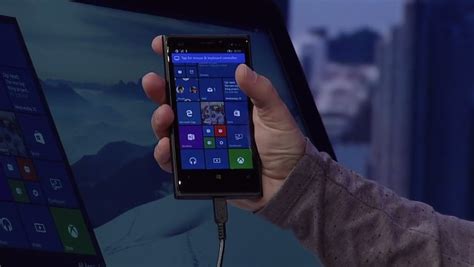 Build 2015 Windows 10s Continuum Turns Phone Into Pc Lowyatnet