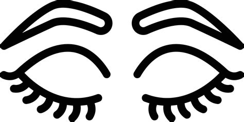 Line Icon For Closed Eyes 3344401 Vector Art At Vecteezy