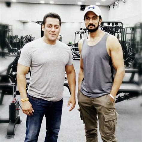 Dabangg 3 Action Begins With Salman Khan And Sudeep Working Out Together On The Set View Pic