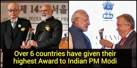 list of countries that honoured pm modi with their highest award the youth