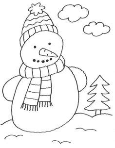 Schneemänner sind tolle motive, weil 1. Schneemann zum Ausdrucken Malvorlagen #schneemann #winter ...