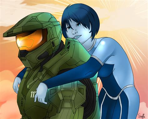 Master Chief And Cortana By Teenebreuse On Deviantart