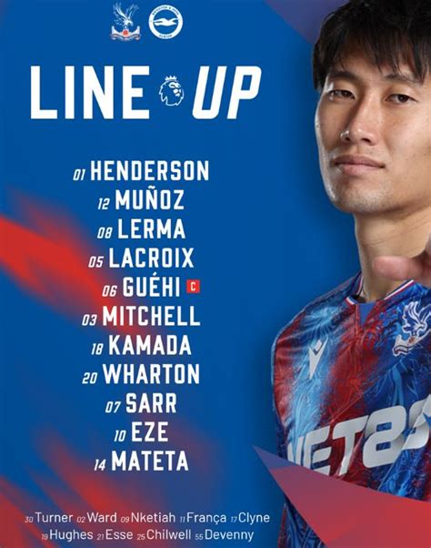 PL | Official Crystal Palace FC vs Brighton & Hove Albion FC Lineups Timeline 2025 | CRY BRI 2:1 ...