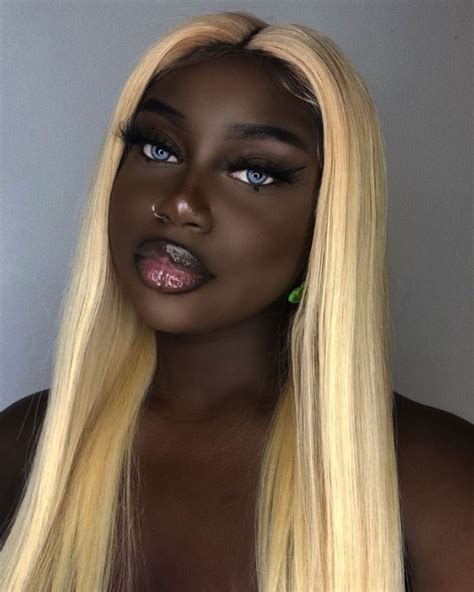 Blonde Long Straight Hair For Black Beautycodeap10 In 2020 Human
