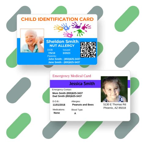 Child Id Card Templates And Badge Maker Idcreator