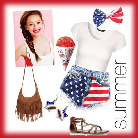 Patriotic Outfit By Katiecats Via Polyvore Patriotic Outfit Fashion