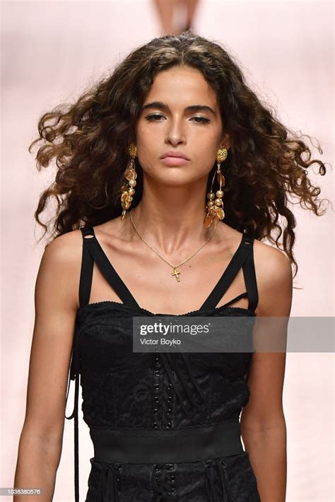 Chiara Scelsi Walks The Runway At The Dolce And Gabbana Show During