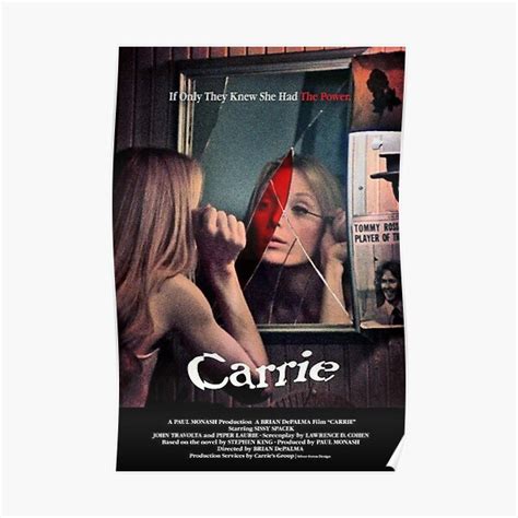 Carrie 1976 Poster For Sale By Riadwrd Redbubble