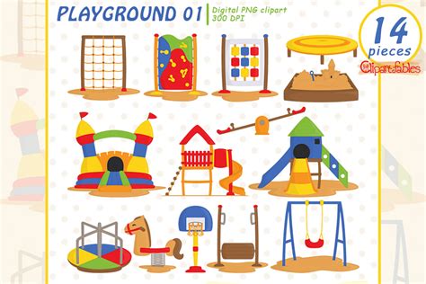 Playground Clipart Kids On Slide By Clipartfables Thehungryjpeg
