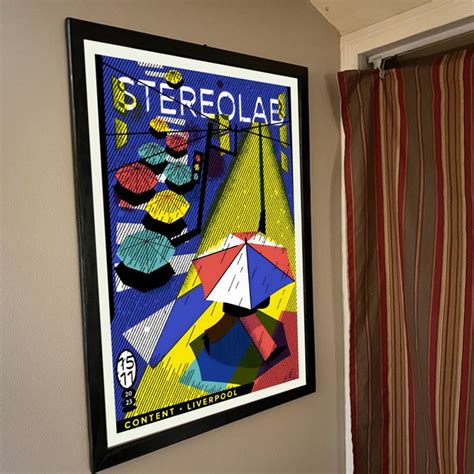 Stereolab Concert Nov Content Liverpool Uk Poster Etsy Uk