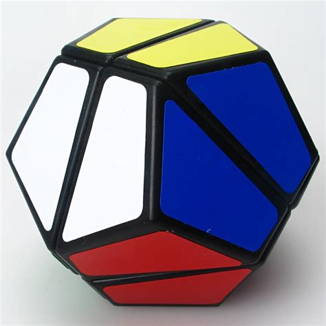 Lanlan 2 X 2 Dodecahedron Magic Cube Puzzle Black And White Learning