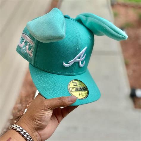 Crazy4customz On Instagram “~ Custom Fitted Hat By Crazy4customz ~ 11 Mint Atlanta Fitted