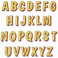 10 Best Large Colored Letters Printable PDF for Free at Printablee