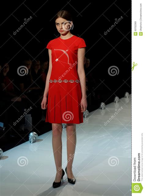 St Petersburg Fashion Week Overview 2015 Editorial Stock Image Image