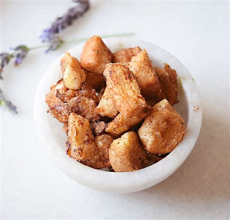 If you're looking for a slightly more portable way to enjoy your french toast, try cubing your bread before frying it to create french toast bites. Party Food Faves: French Toast Bites | Pizzazzerie