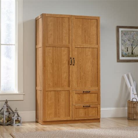 Sauder Select Engineered Wood Wardrobe Armoire In Highland Oak 1 Kroger