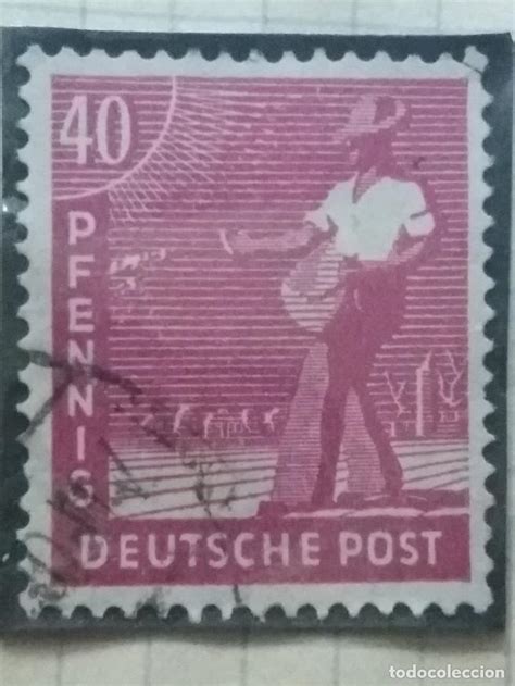 1947 waren nachnahmen nur innerhalb der sowjetisch besetzten zone bei briefsendungen. deutsche post, 40, pfennig 1946 - Kaufen Alte Briefmarken ...