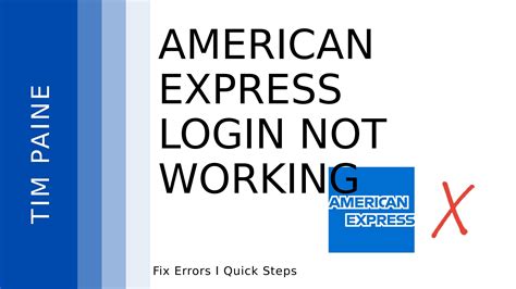 American Express login is not working by timpaine586 - Issuu